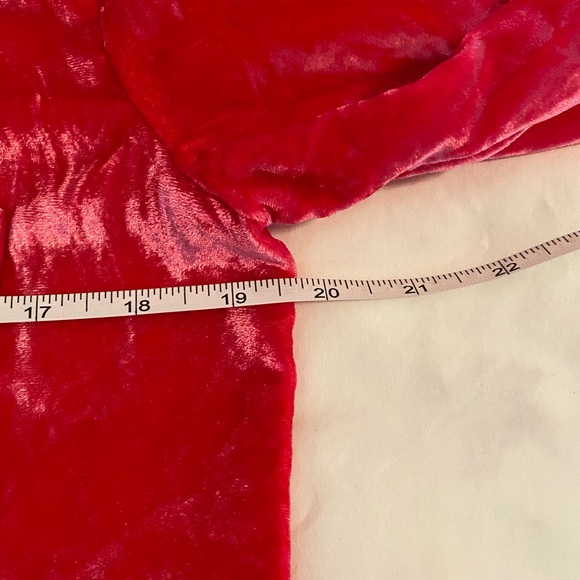 Pilcro Vibrant Pink velvet Top - Picture 3 of 8